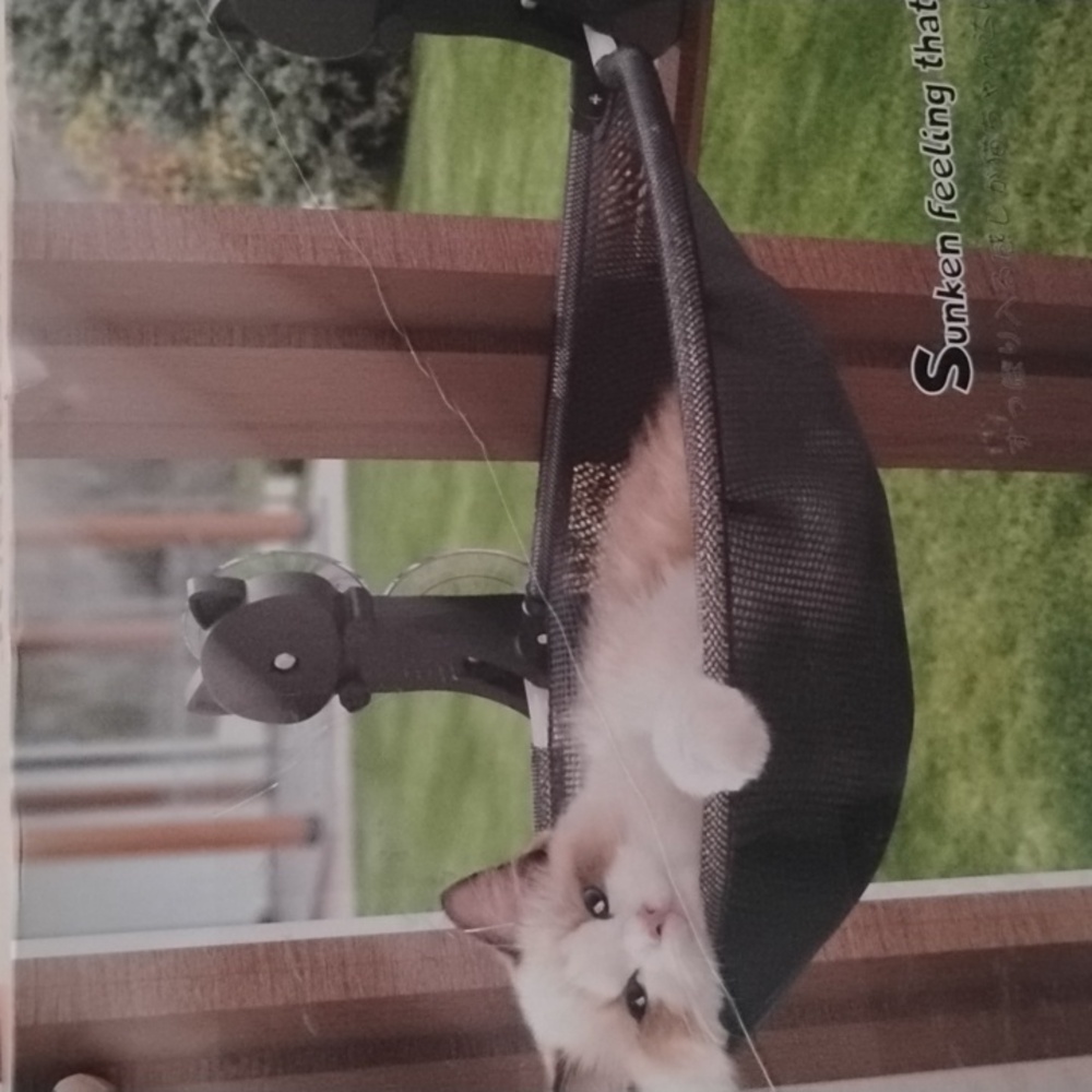 Cozy Cat Hammock Bed - Black